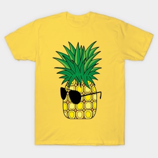 Sunny Pineapple with Glasses T-Shirt